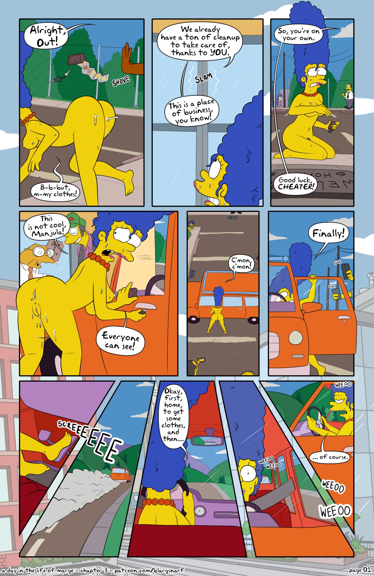 The Simpsons - A Day in the Life of Marge - Chapter 3 page 1 full