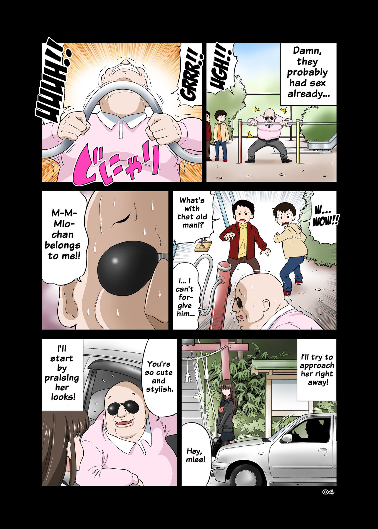 Netori Oji-san ~Seijunha Joshikousei Tobe Miho Hen~ | Netorare Old Man ~Story Of A School Girl's Purity~ page 4 full