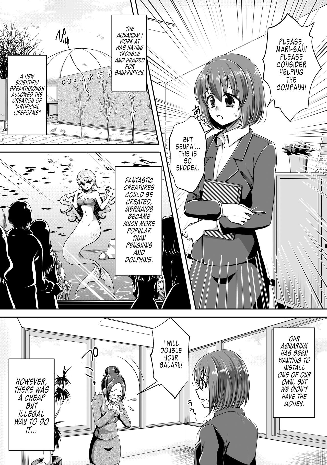 Aru Ningyo no Omoide | Memories of a Mermaid page 1 full
