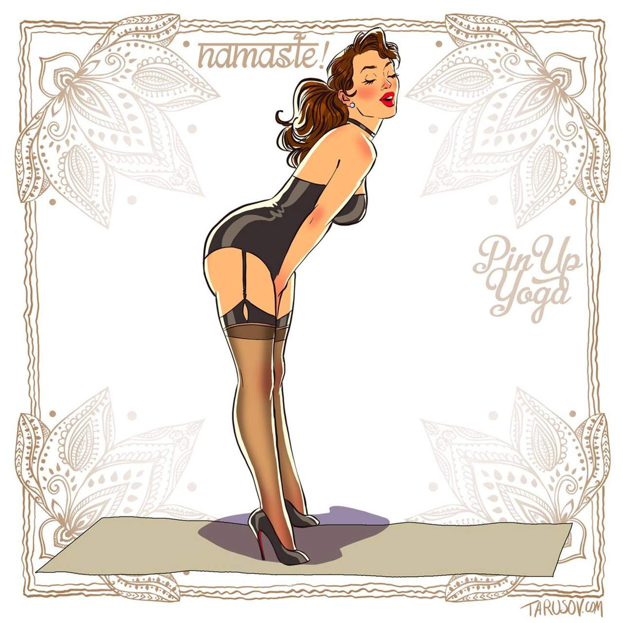 Pin-up Yoga page 1 full
