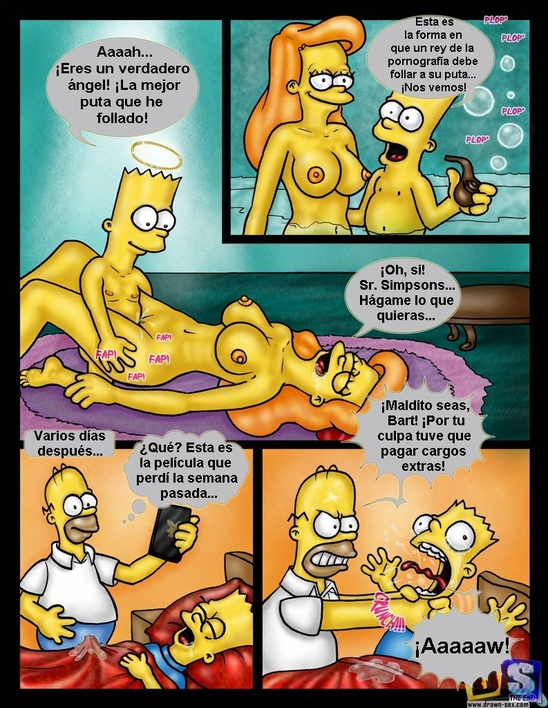 Comic xxx de "Los Simpsons" - Fantasías después de la feria page 10 full