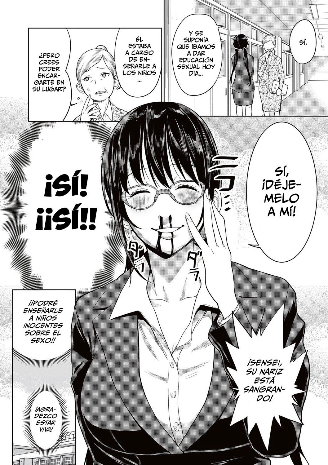 Yarisugi Seikyouiku! ~Hentai Onna Kyoushi Kikiippatsu~ |  ¡Educación Sexual que fue demasiado lejos! ~Crisis de una Maestra Pervertida~ page 4 full