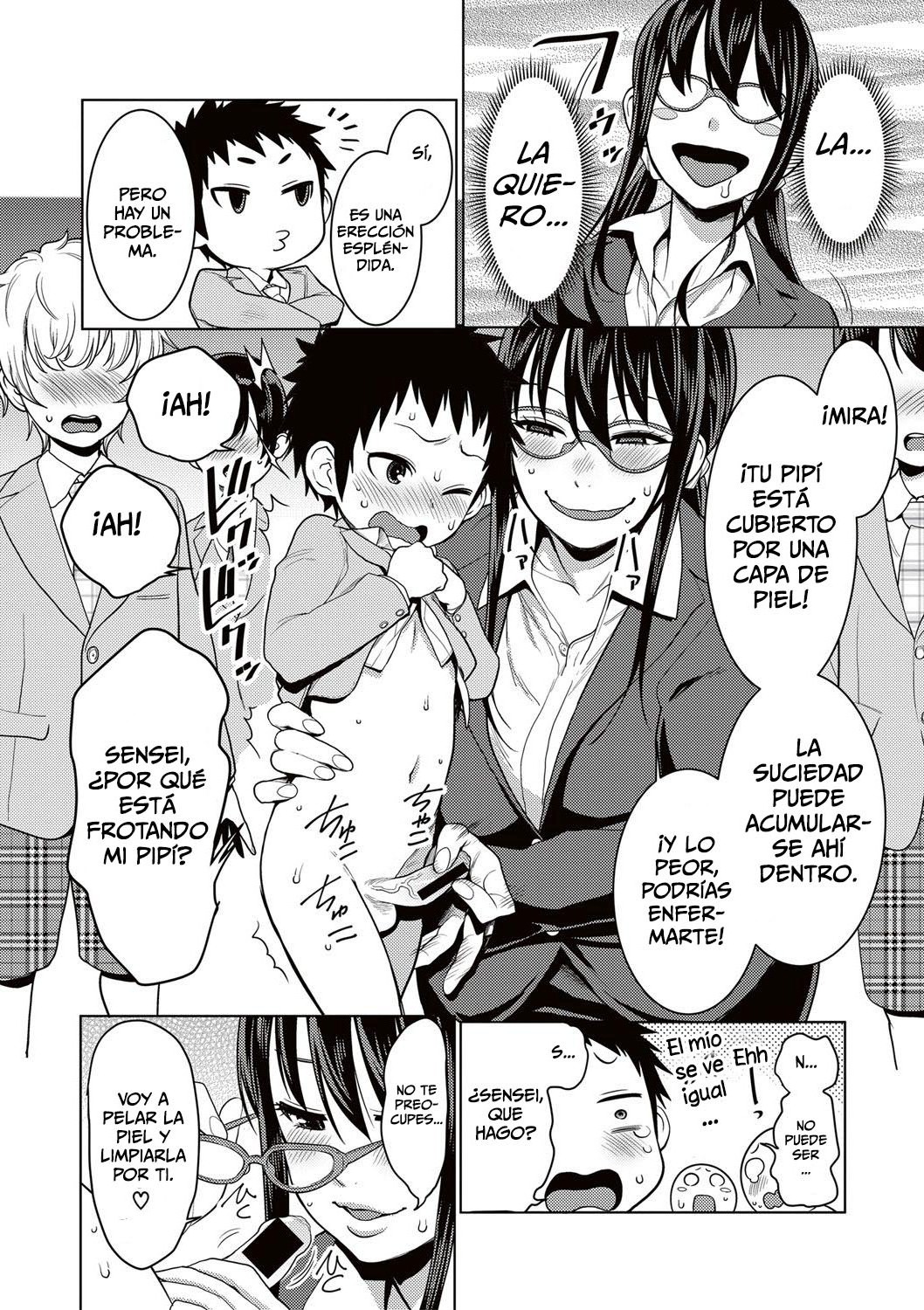 Yarisugi Seikyouiku! ~Hentai Onna Kyoushi Kikiippatsu~ |  ¡Educación Sexual que fue demasiado lejos! ~Crisis de una Maestra Pervertida~ page 8 full