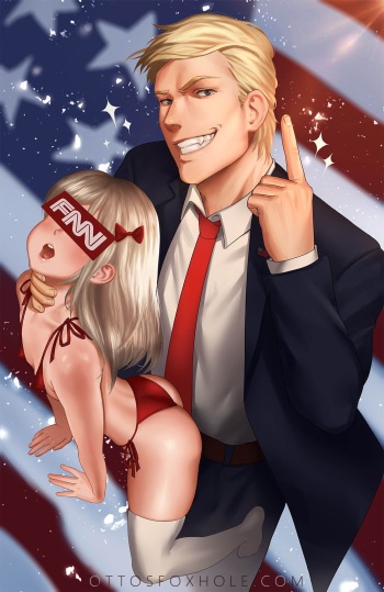 Donald Trump for The Fjords cover