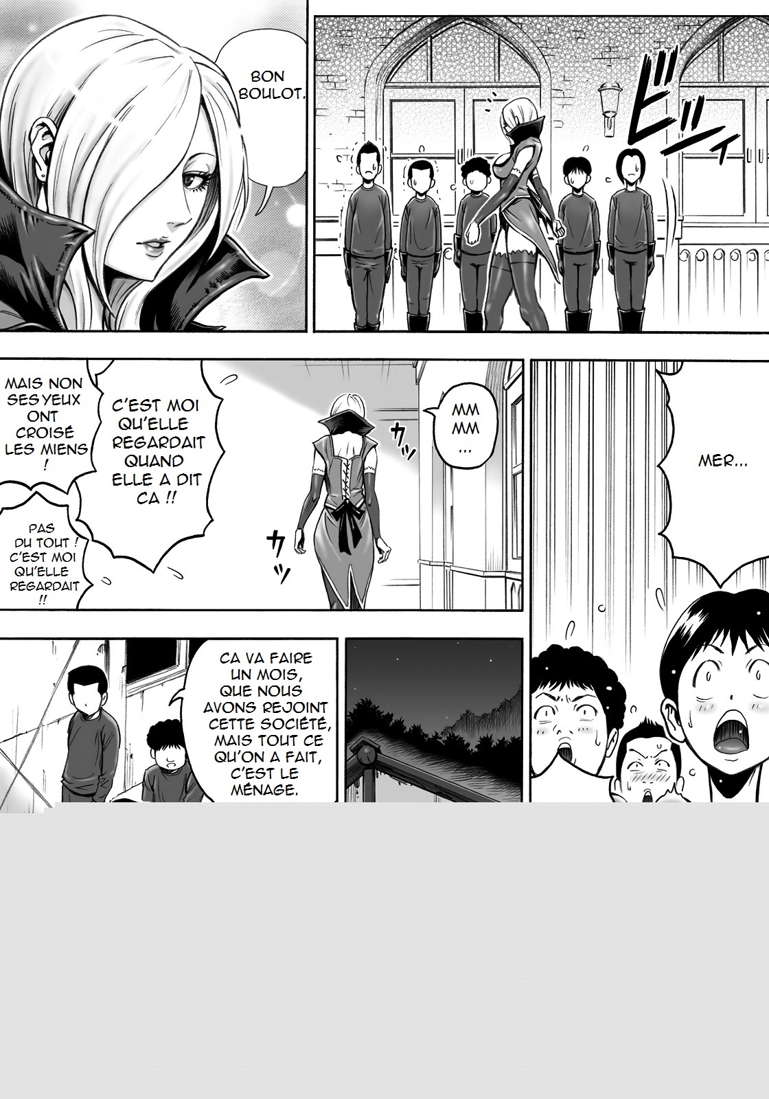 Aku no Onna Shuryou to Doutei Kouseiin | Evil Leader and the Virgin Members page 4 full