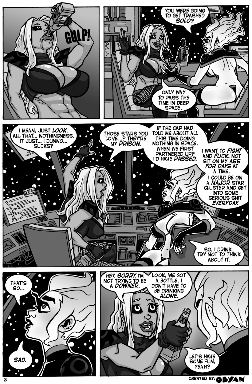 Black Comet Pirates: Lit page 4 full
