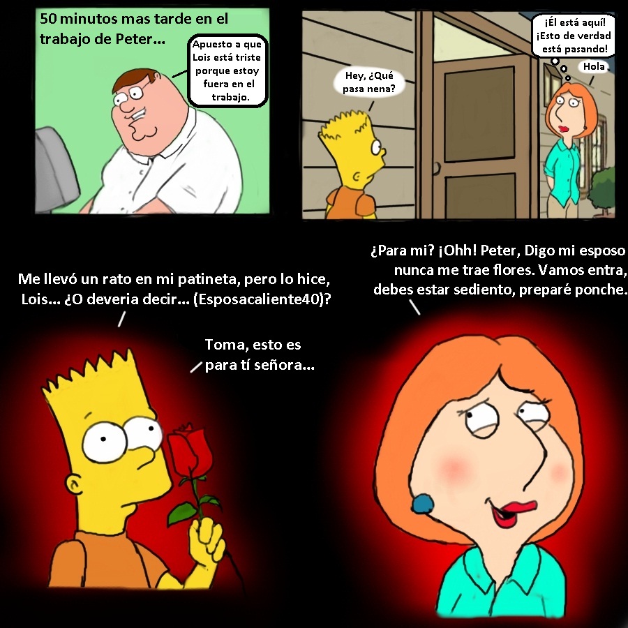 Comic xxx de "Los Simpsons" y "Padre de familia" - Asunto clasificado page 4 full