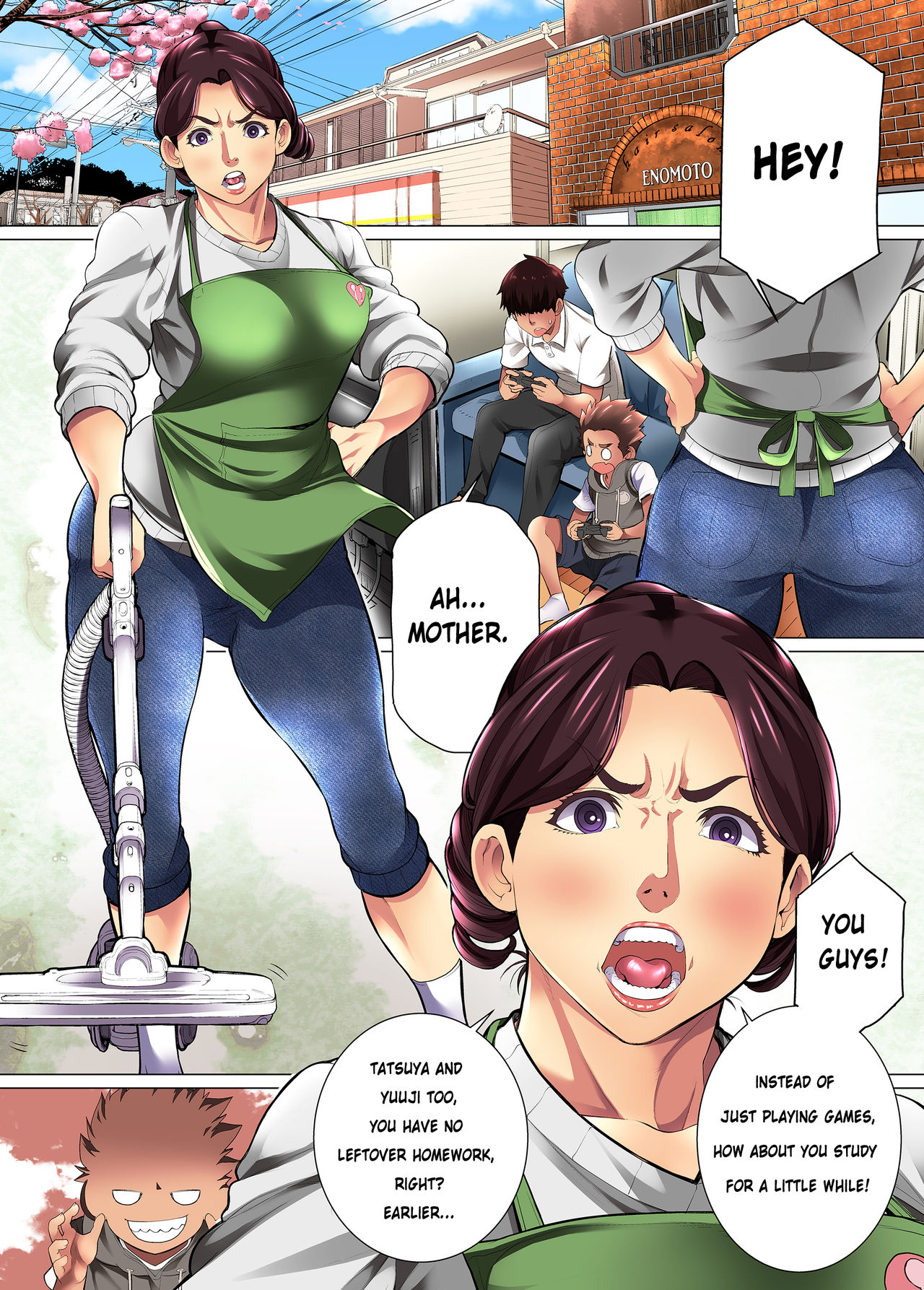 Kimottama Kaa-san ga Onna no Kao o Miseru no wa | Gutsy Mother Shows A Woman's Face page 3 full