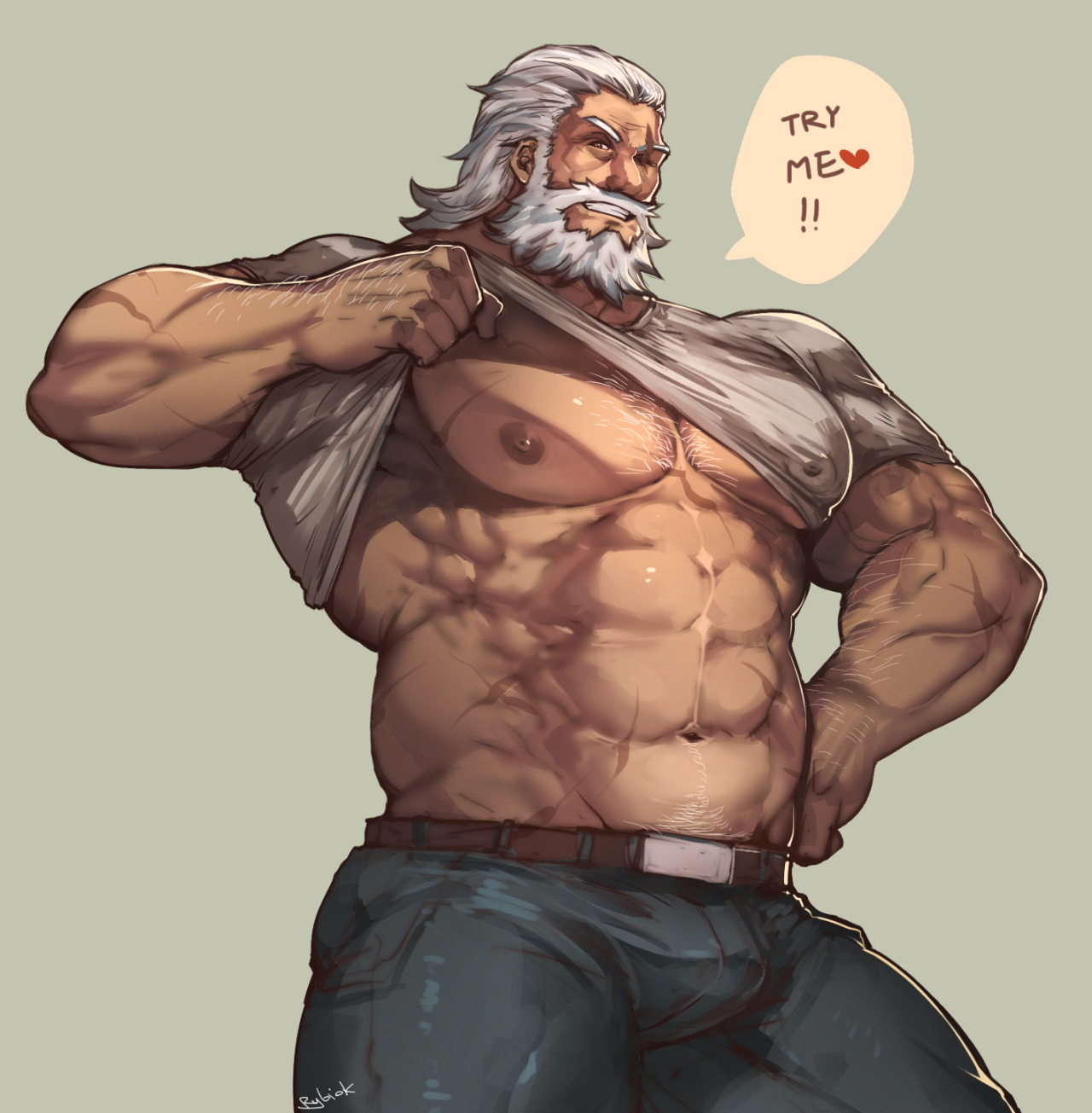 Gay Art - Some hairy dudes, muscles dudes and one or two traps page 8 full