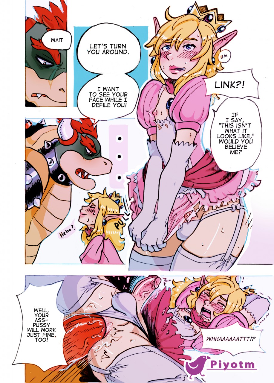 Link x Bowser Comic Commission page 9 full