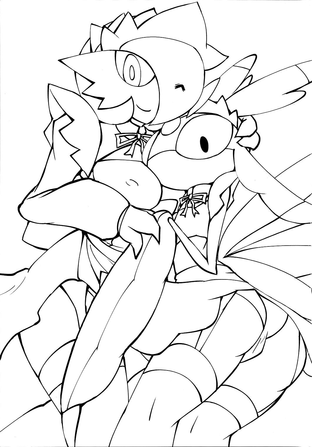 Maid-san to Hanakamakiri-san no Ongaeshi | 메이드 씨와 꽃사마귀 씨의 보은 page 2 full