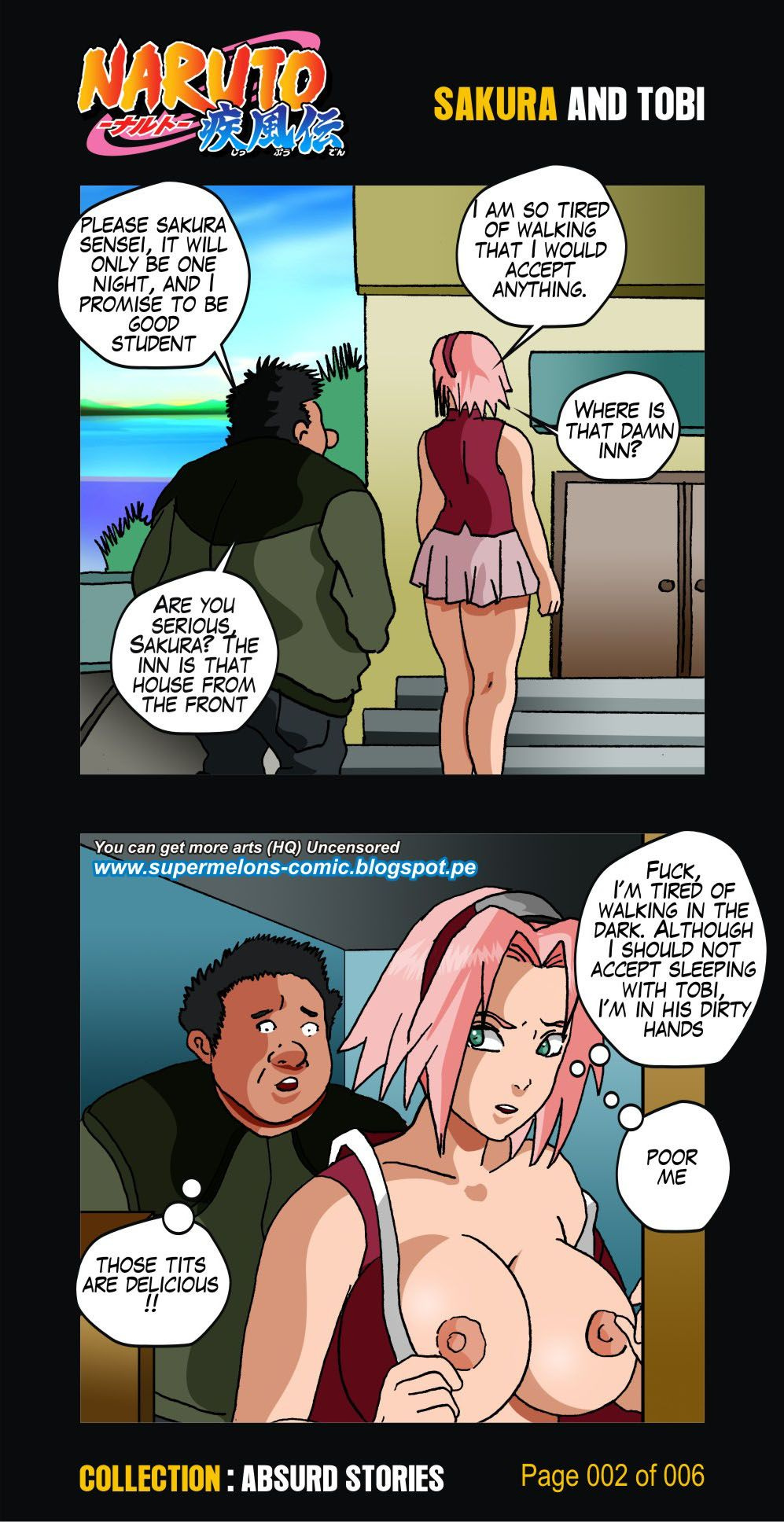 Absurd Stories: Sakura and Tobi page 5 full