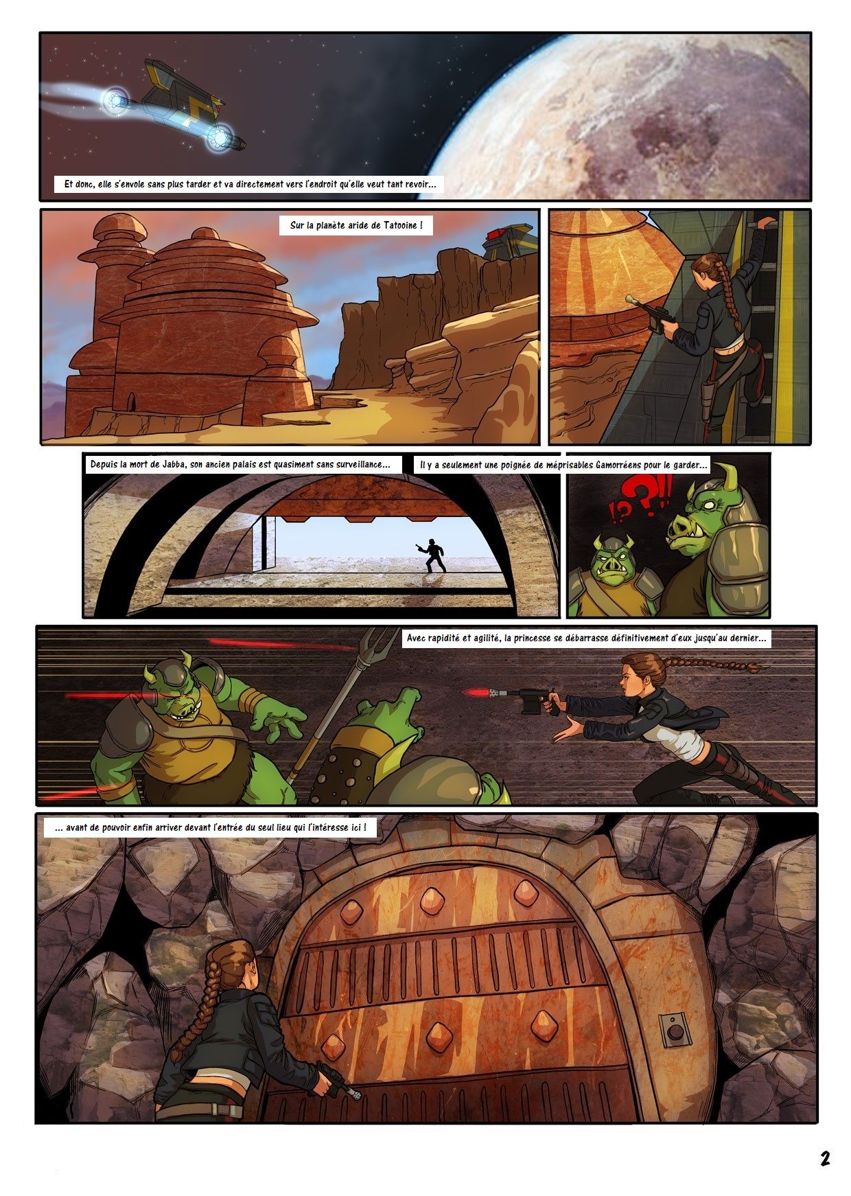 Star Wars - Leia's Ordeal 3 ou Star Pute 3 page 3 full