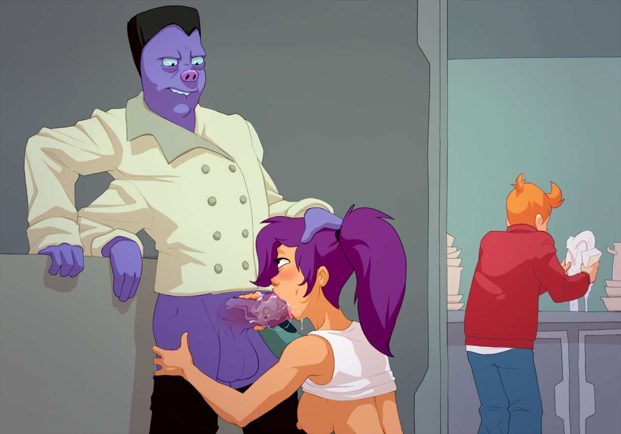 Typical date with Fry &amp; Scruffy, The Janitor | Неудачное свидание с Фраем и Уборщик Скраффи page 2 full
