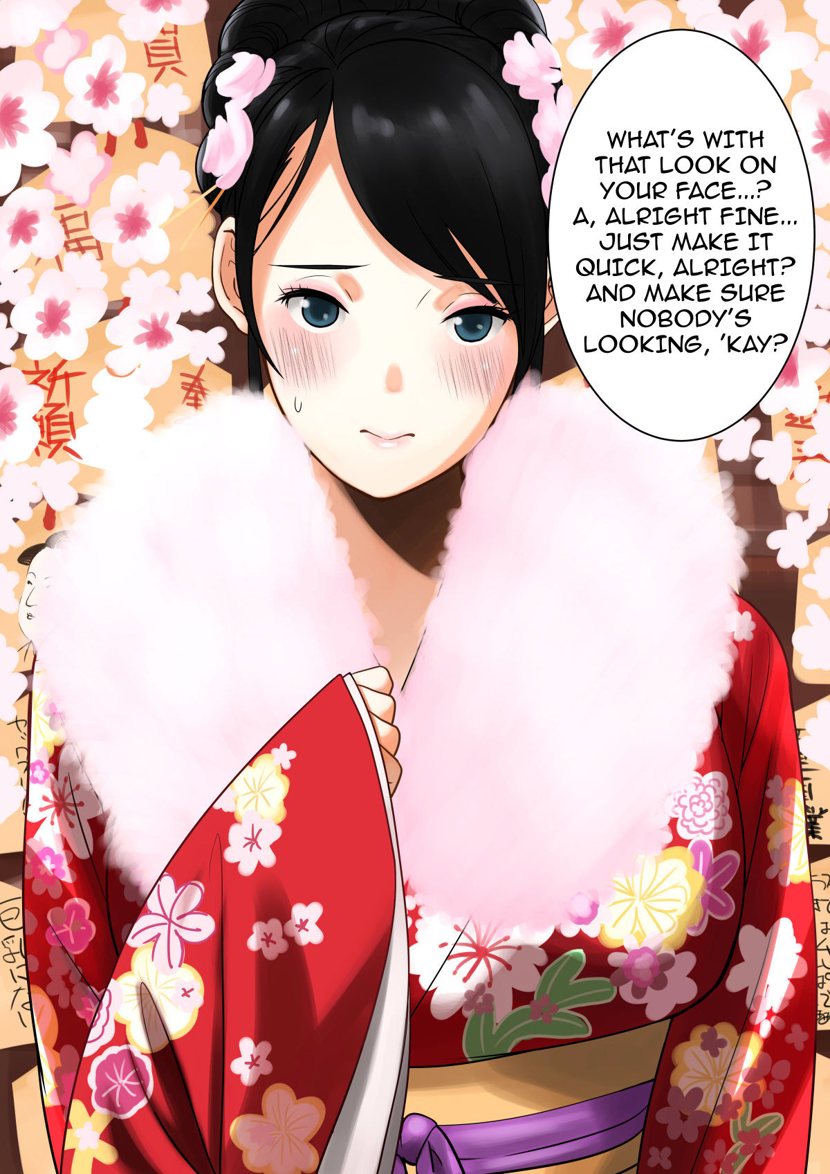 Hatsumoude Yagai de Bishoujo no Oppai page 6 full