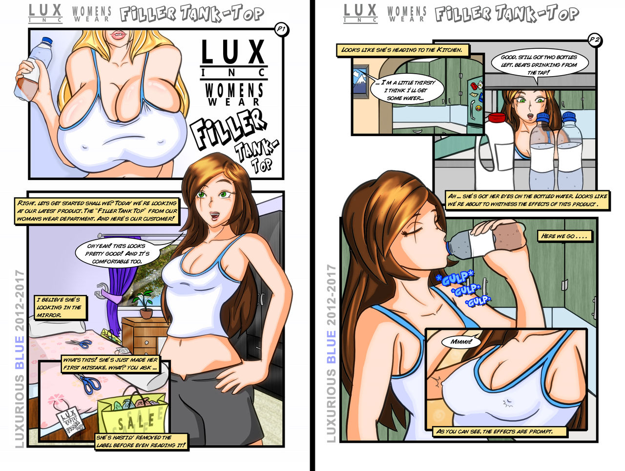 Lux Inc Filler Tank Top + Snuggles page 1 full