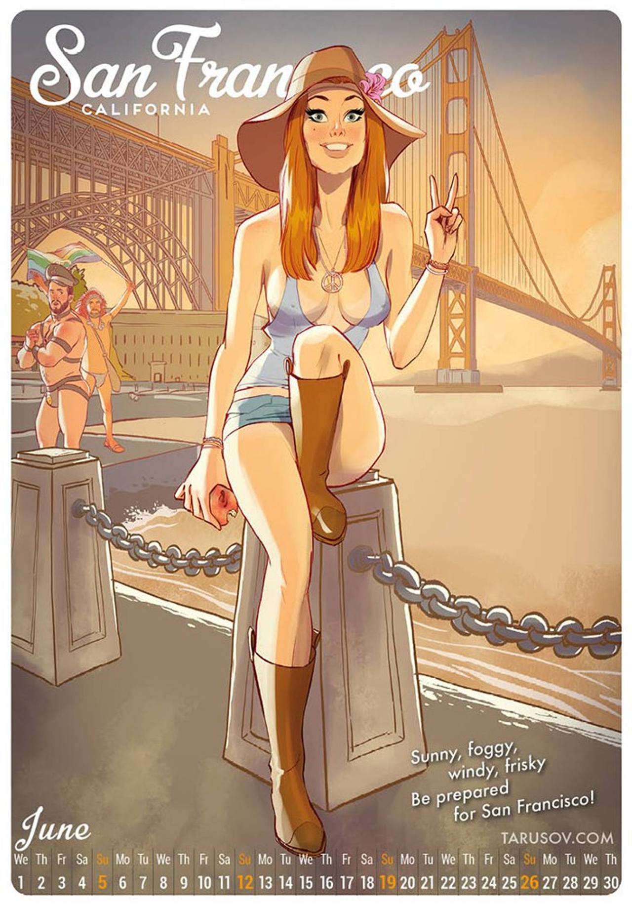 American Pinup Calender 2016 page 6 full