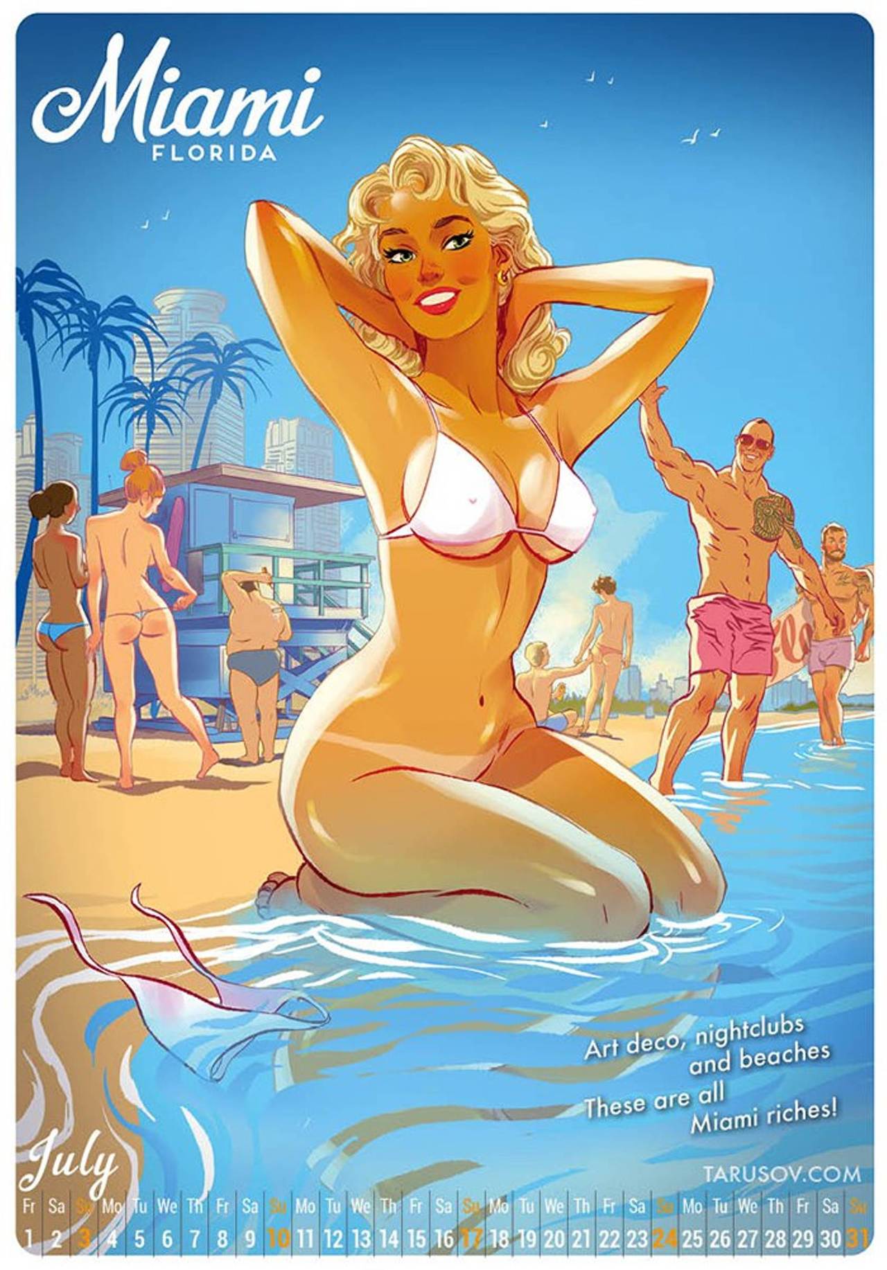 American Pinup Calender 2016 page 7 full