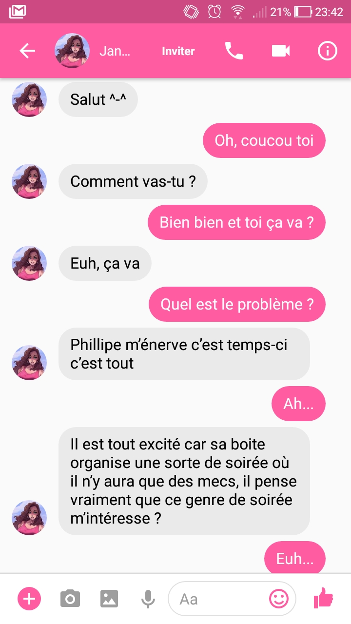 Melkormancin - Chat with Janice, French page 1 full