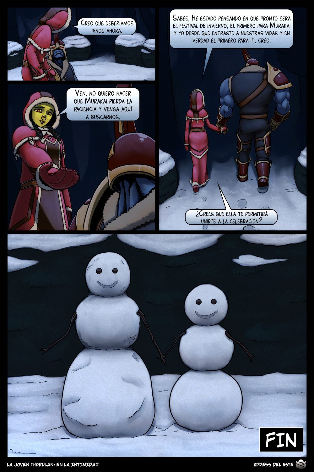 Young Thorulan: Quietly | La joven Thorulan: En la intimidad  =Vile= page 8 full