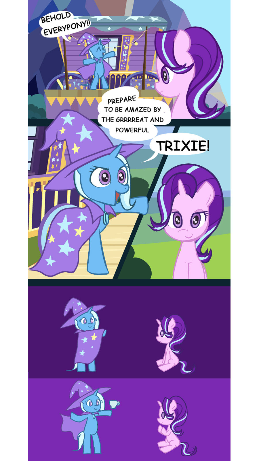 My little porny Starlight x Trixie page 1 full