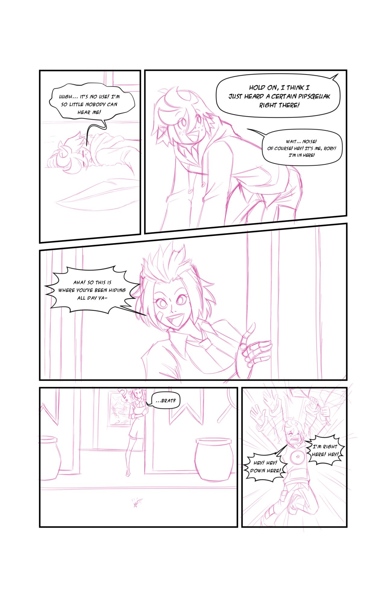 Lab Accident + Sasha and Aliya Gets Ate + An unfinished comic page 5 full