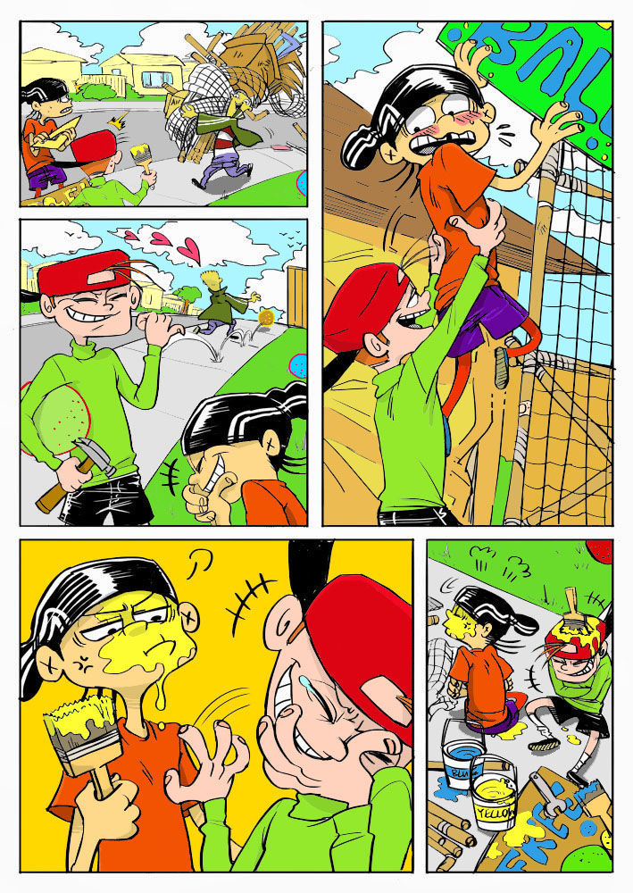 Kevedd fanbook  Colored by: Amature page 9 full