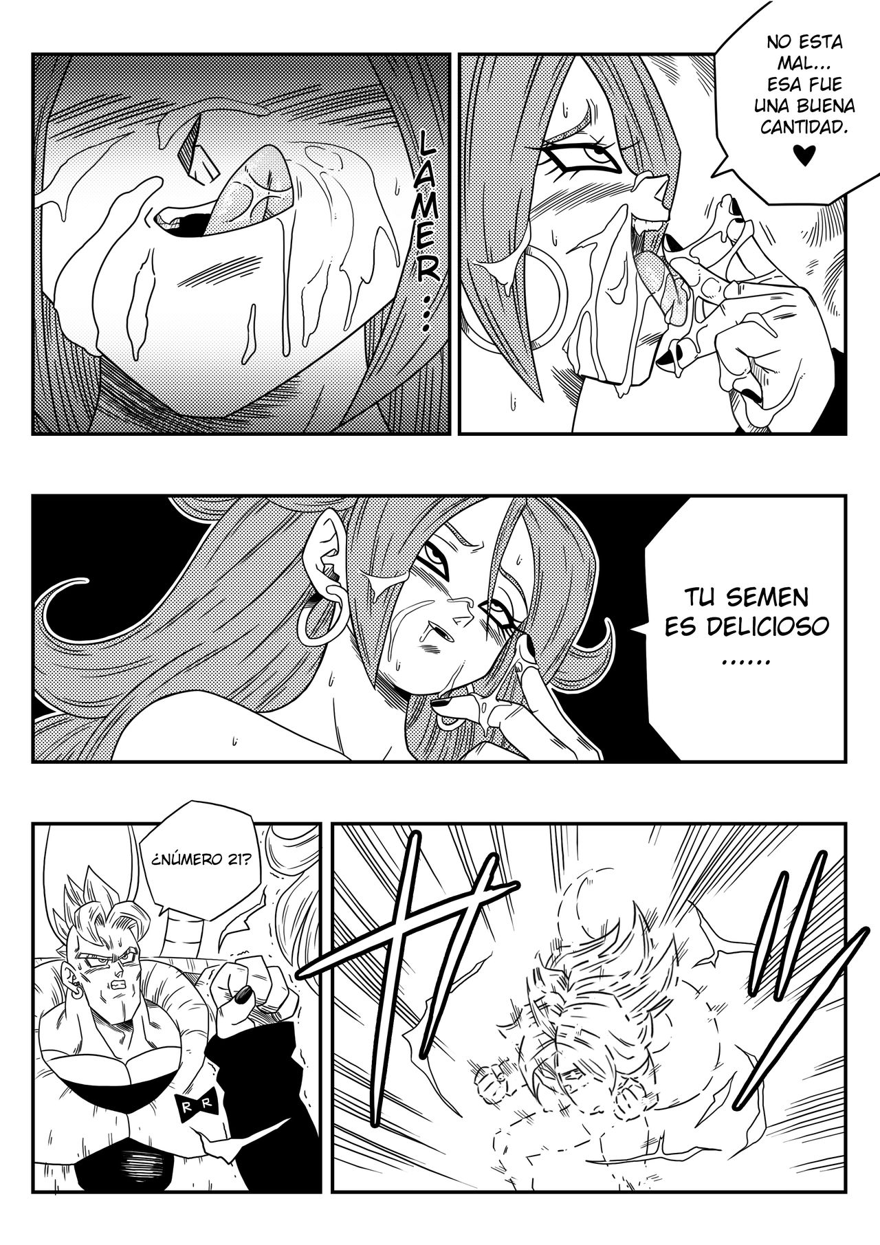 Kyonyuu Android Sekai Seiha o Netsubou!! Android 21 Shutsugen!! | ¡ANDROIDE VOLUPTUOSA QUIERE DOMINAR EL MUNDO! page 9 full