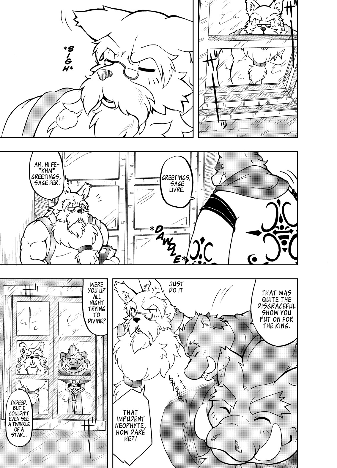 Hoshiyomi no Inu Tsukihami no Kuma | The dog &amp; the bear: The poet of the stars &amp; the partaker of the moon 1 page 7 full