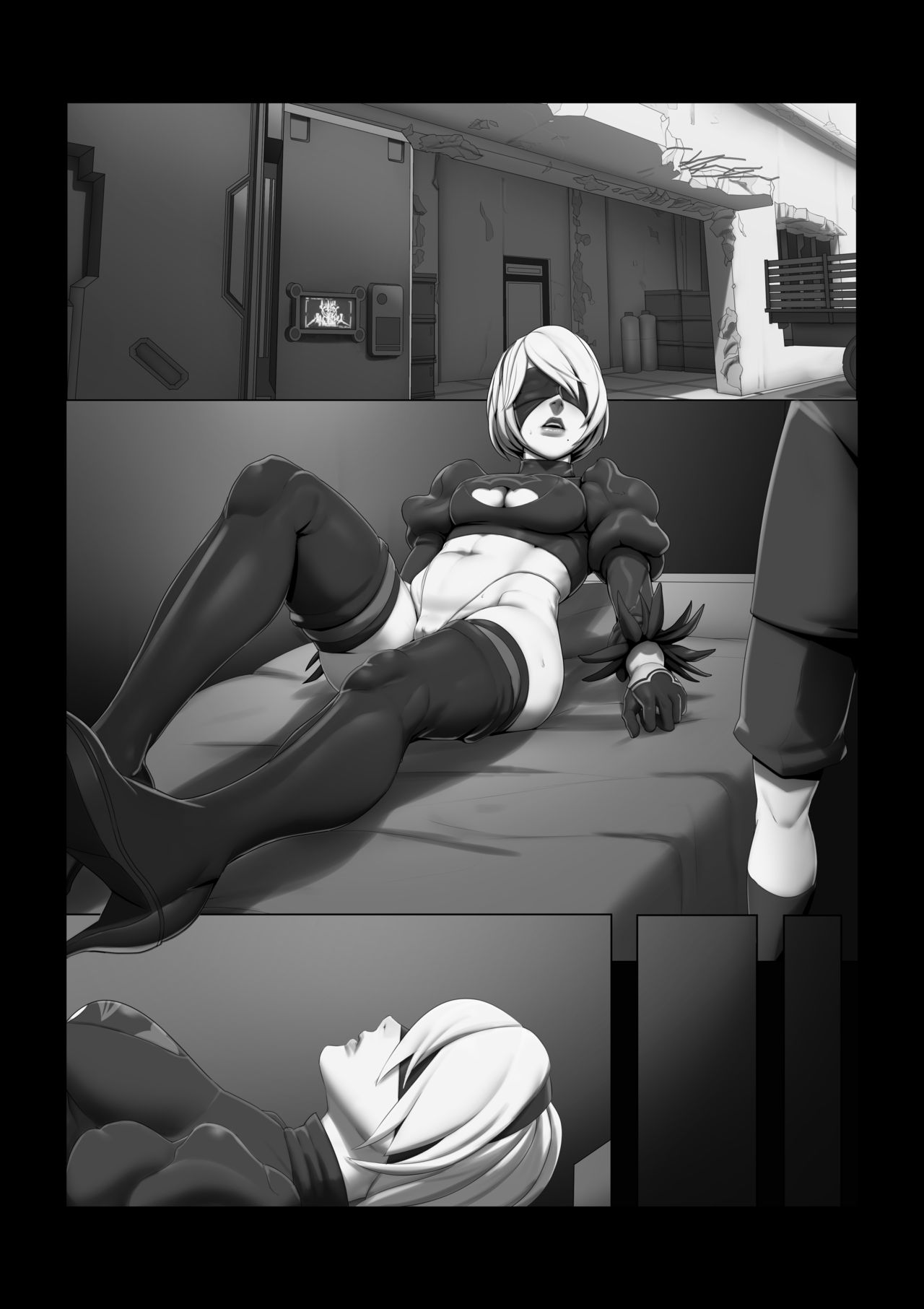 Unfinished Nier: Automata comic page 3 full