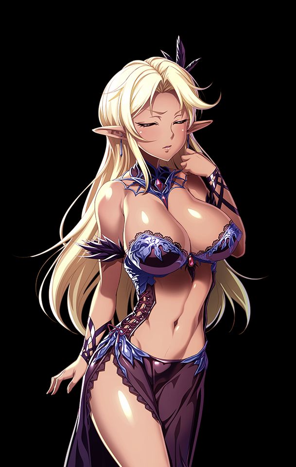 Namaiki Dark Elf 3-shimai ga Boku ni Nakadashi o Motomeru. Character CGs &amp; Background page 5 full