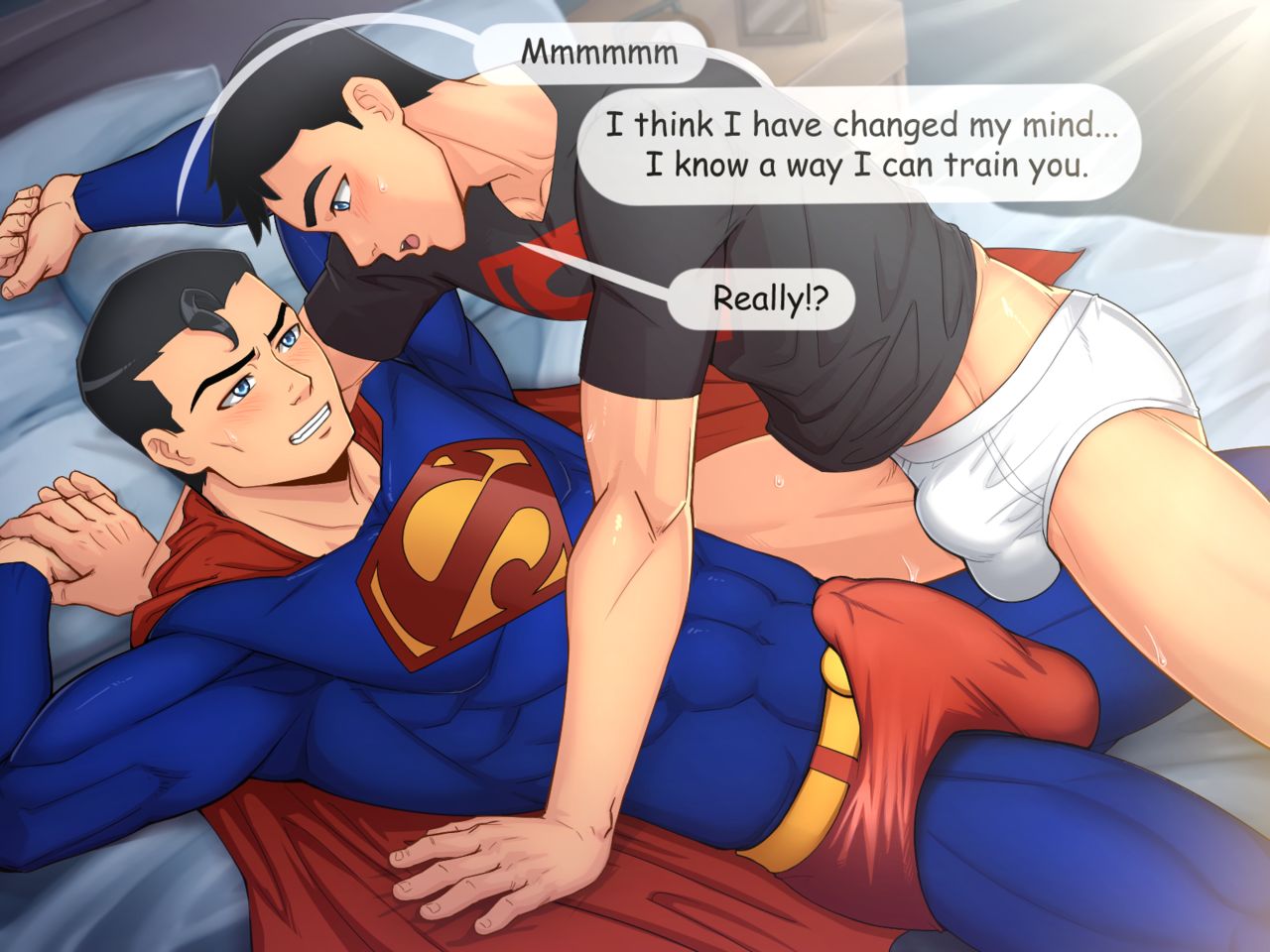 Young Justice - Superman X Superboy #1 page 8 full