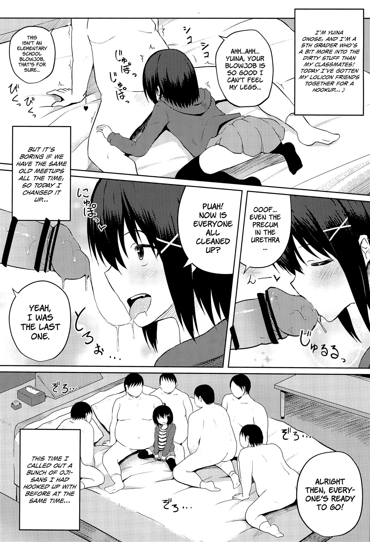 Enkou Shougakusei to 6-nin no Tanetsuke Ojisan - Cosplay Sex-hen =White Symphony= page 3 full