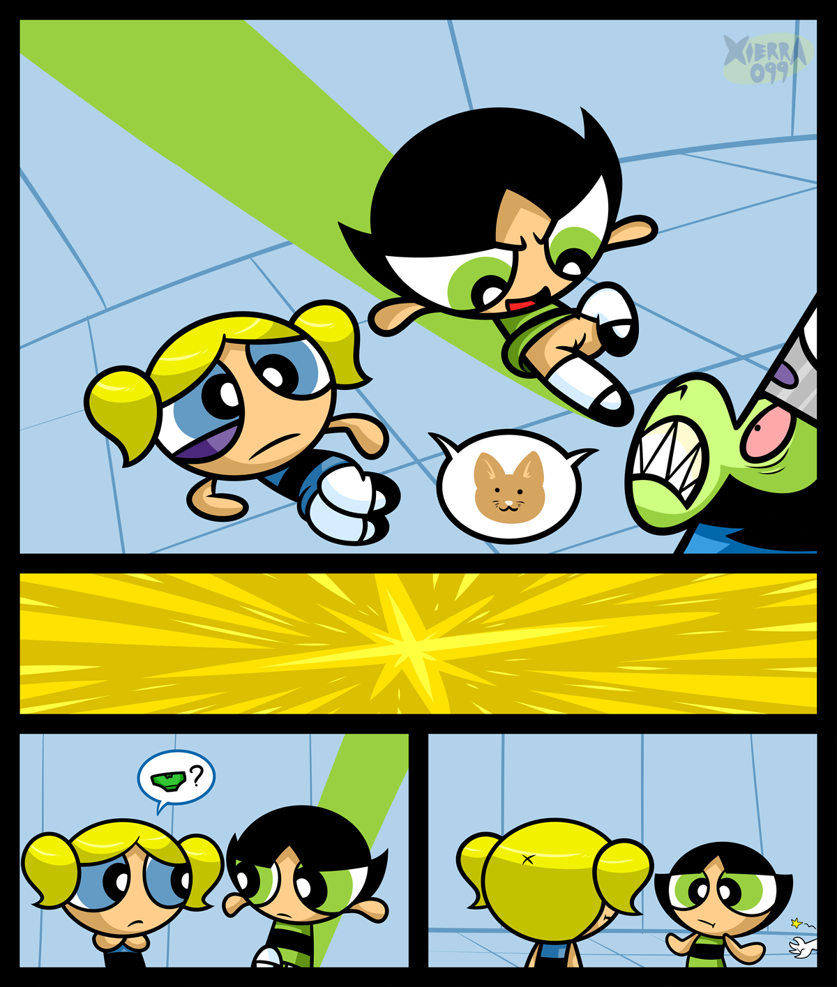 Powerpuff Pic Pack: Panty Party page 6 full