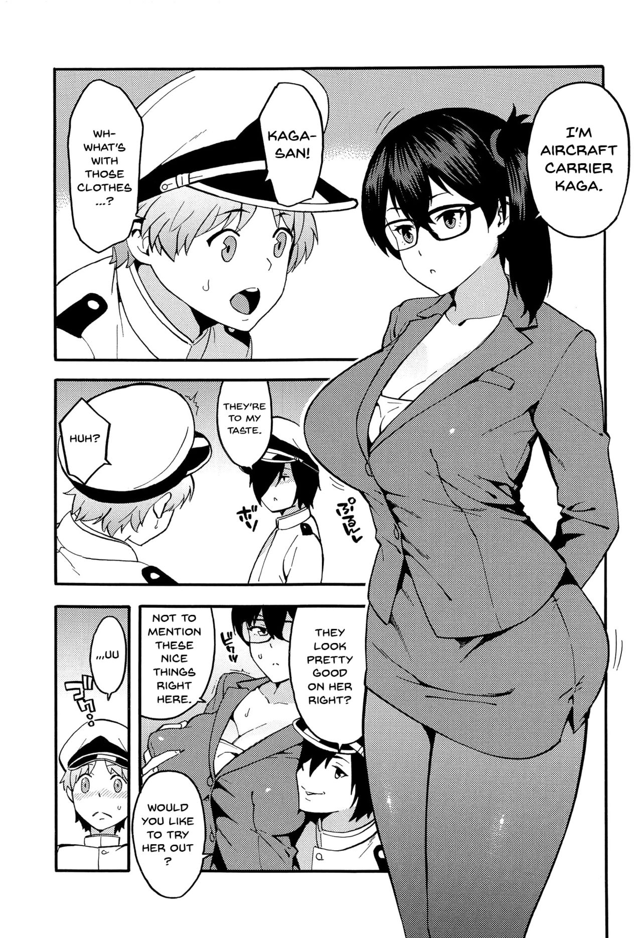 OL KuroSto Kaga-san | Office Lady Kaga page 4 full