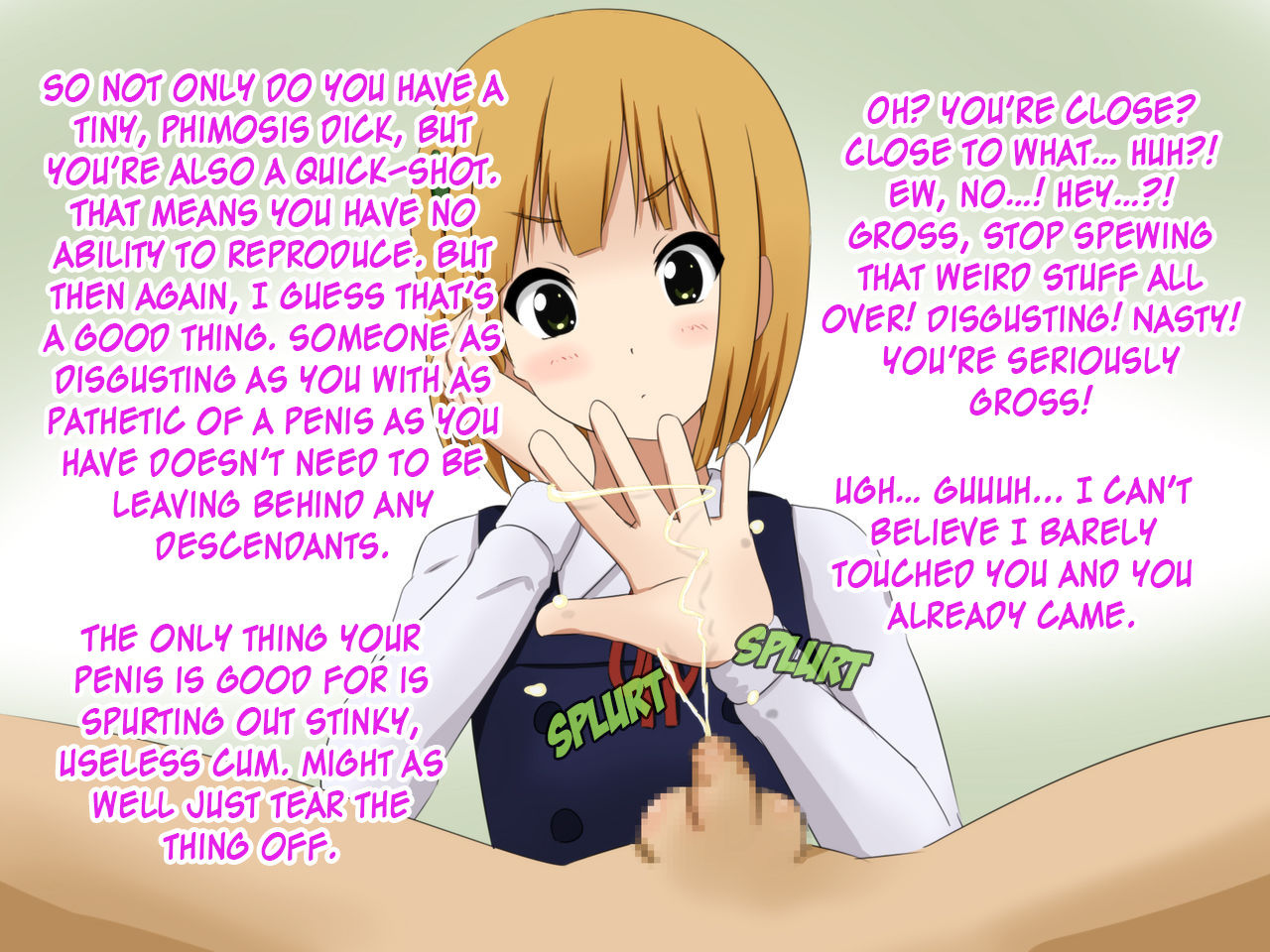This Masochist Guy Spews Semen Everywhere When You Make Fun of Him 7 | M Otoko wa Ochinchin wo Baka ni Sareru to Dopyu Dopyu Shasei Shichau no 7 page 9 full