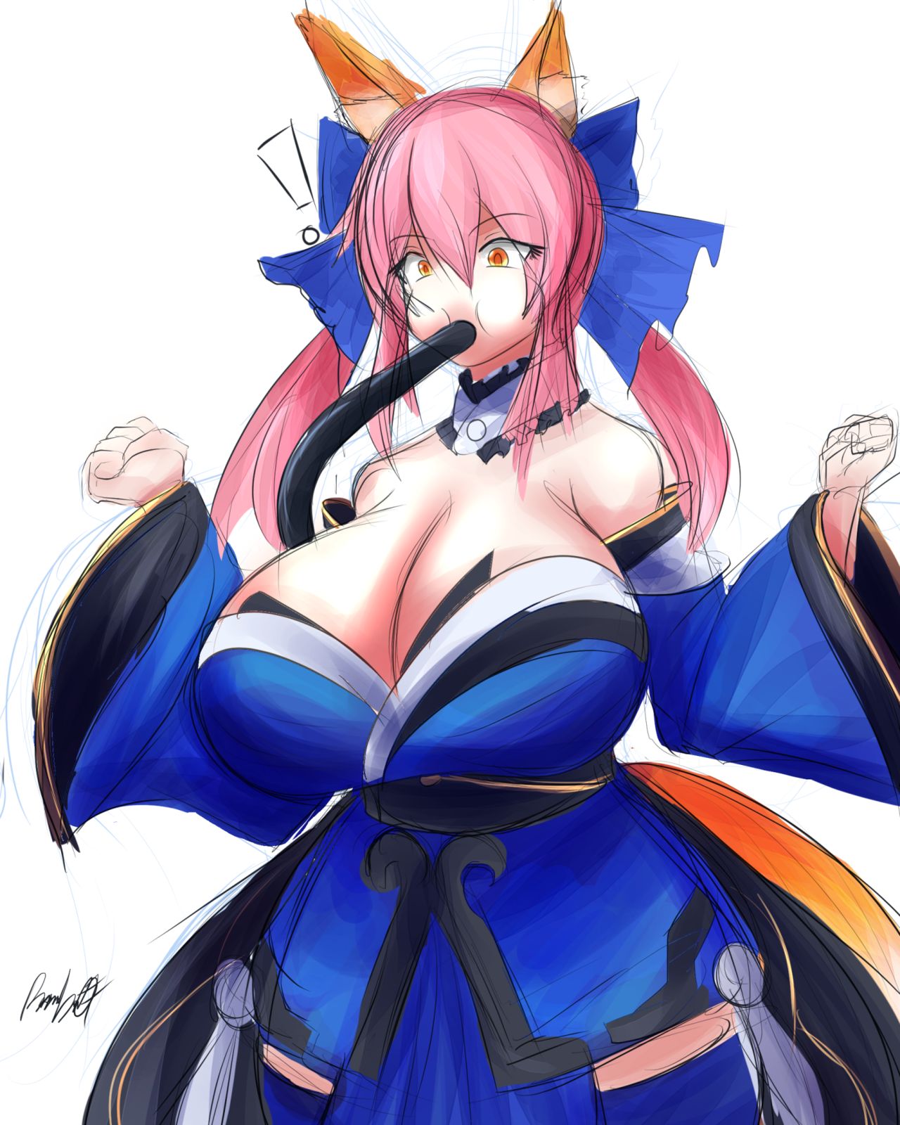 Tamamo Breast Expansion page 1 full