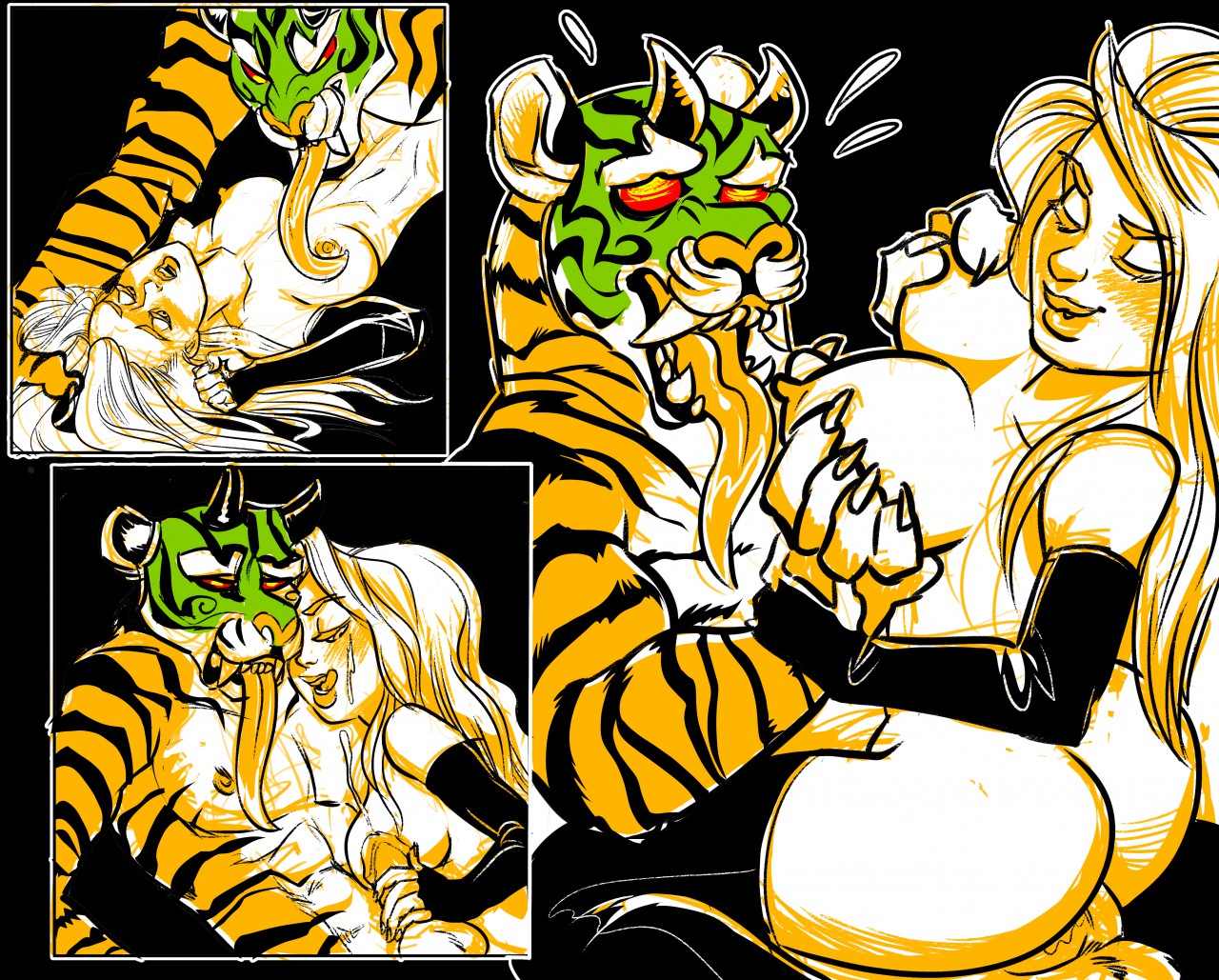 Russ and Kathleen: Haunted Mask Halloween page 1 full