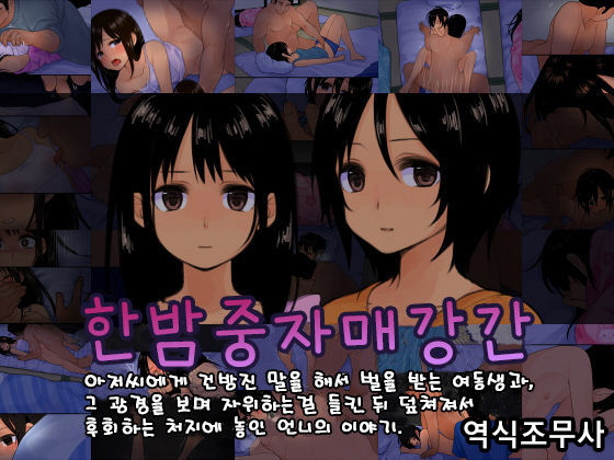 Mayonaka no Shimai Kan | 한밤중 자매 강간 page 1 full