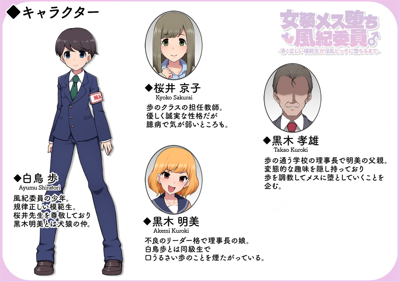 Josou Mesu Ochi Fuuki Iin ~Kiyoku Tadashii Mohansei ga Inran Bitch ni Ochiru made~ page 2 full