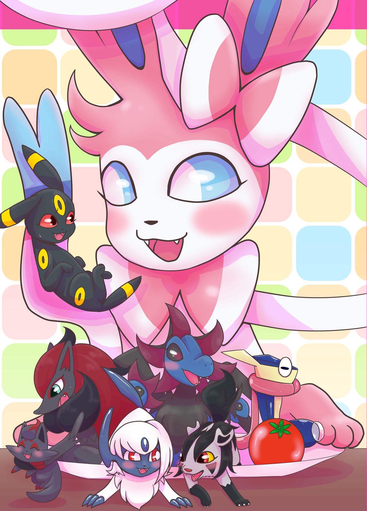 Yarichinphia no Aku Type Viking! | ¡El loco y sexy buffet tipo-siniestro de Sylveon! page 2 full