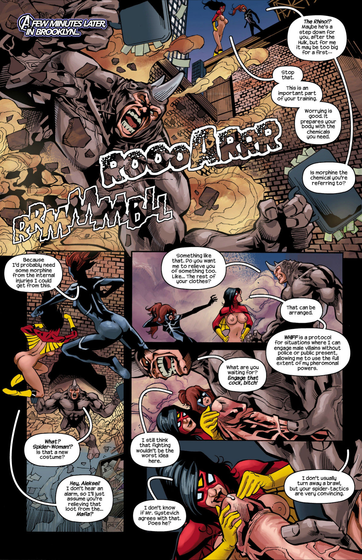 - ARACHNIDS ASSEMBLE page 5 full