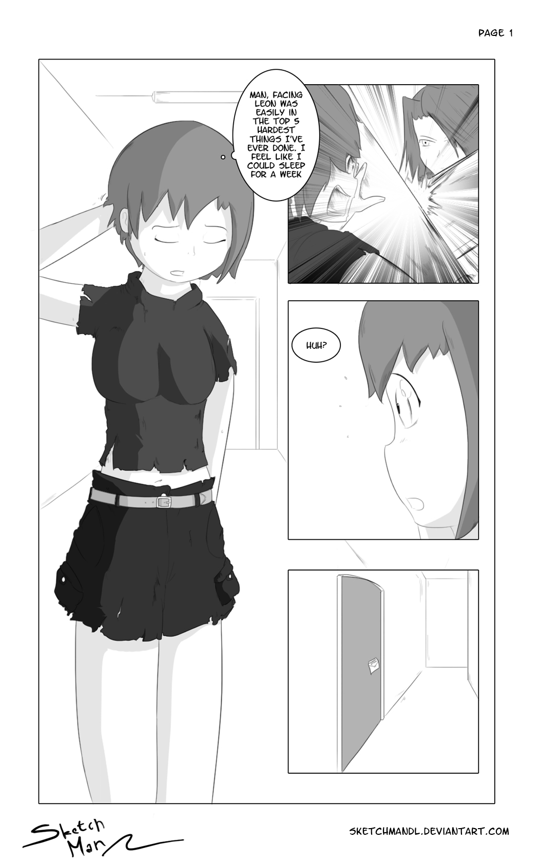 Untitled Kingdom Hearts Diaper Comic page 1 full