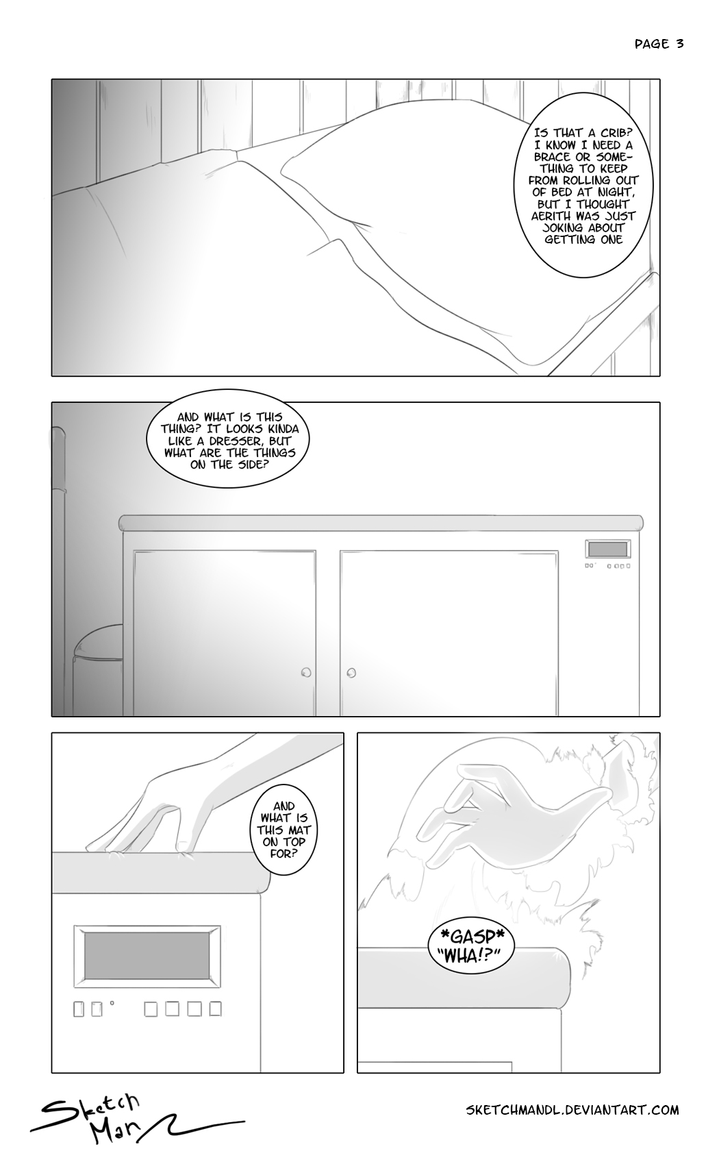 Untitled Kingdom Hearts Diaper Comic page 3 full