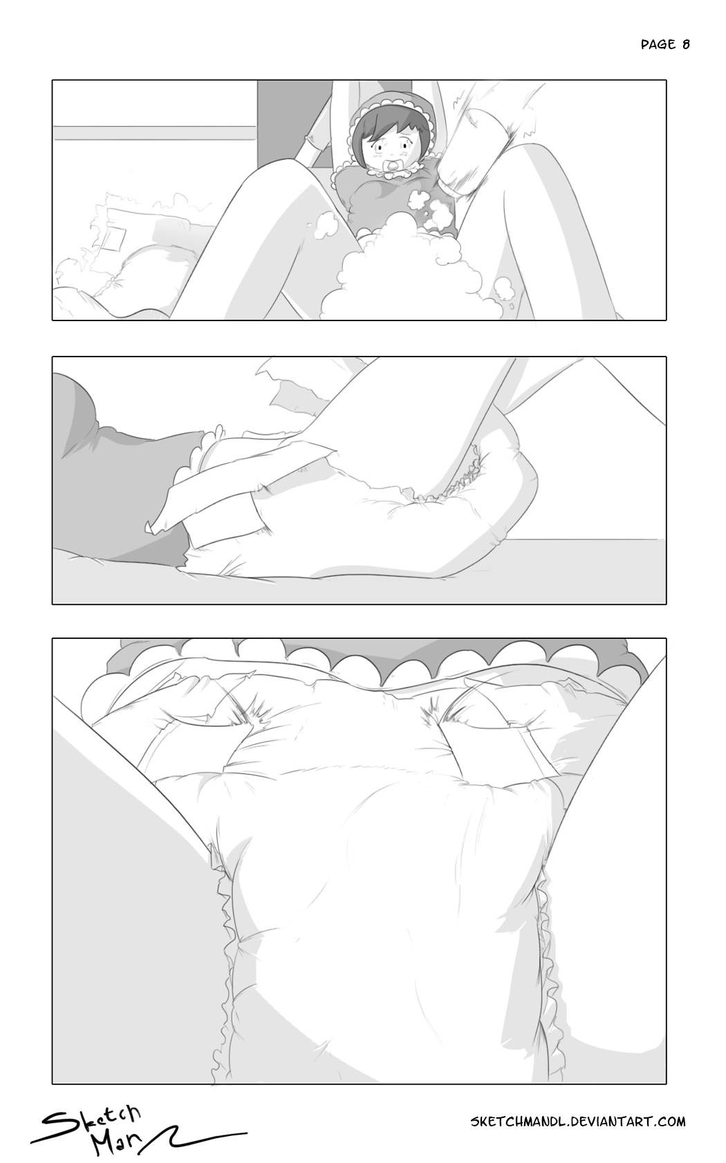 Untitled Kingdom Hearts Diaper Comic page 8 full