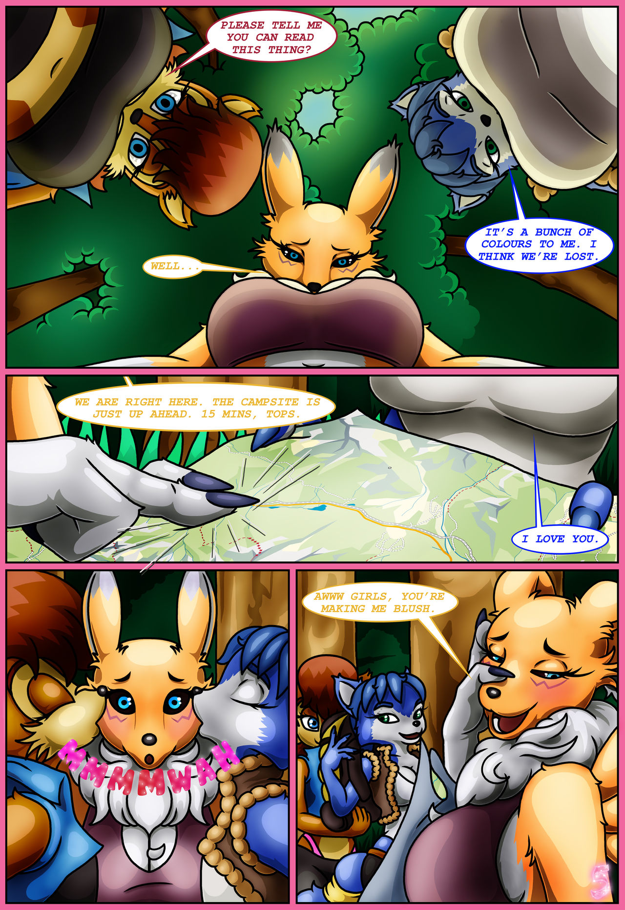 The Girls Comic: A Camping Trip Gone Really Bad page 6 full