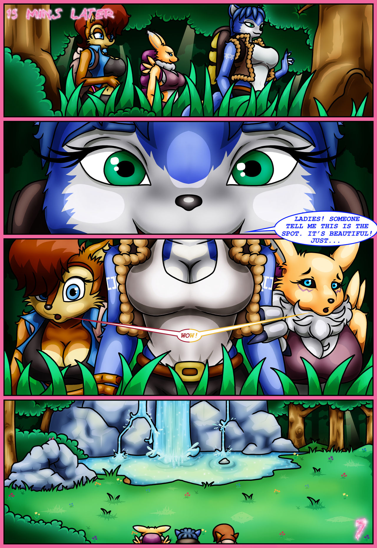 The Girls Comic: A Camping Trip Gone Really Bad page 8 full