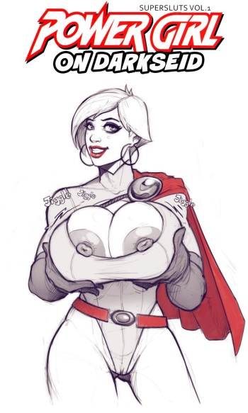 Power Girl on Darkseid cover