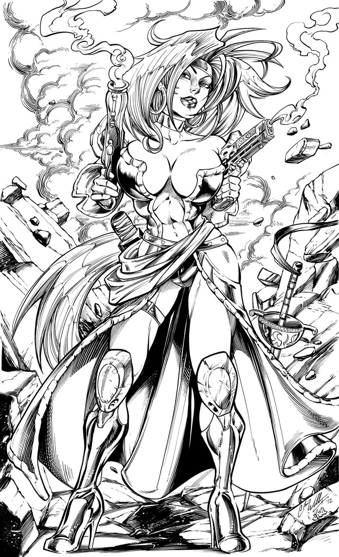 Super Hero Sketches 4 page 5 full