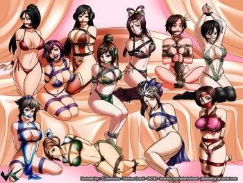 Multiple girls gagged collection cover